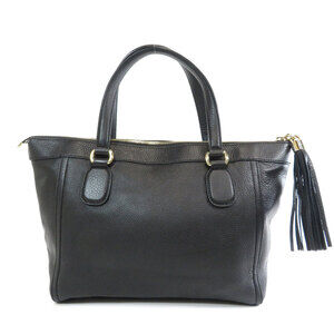 Gucci Shoulder Black leather bag tote Soho